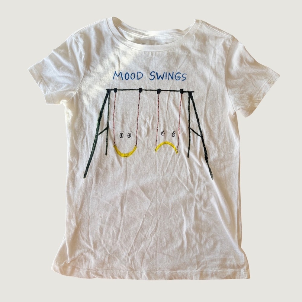 Y2K Unfortunate Portrait Mood Swings Graphic Tee Scene Short Sleeve #16